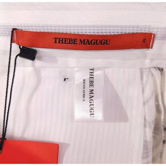Thebe Magugu Chaps Trousers Size XL Mens Gray White - Picture 11 of 16
